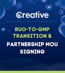 RUO-to-GMP Transition & Partnership MOU Signing